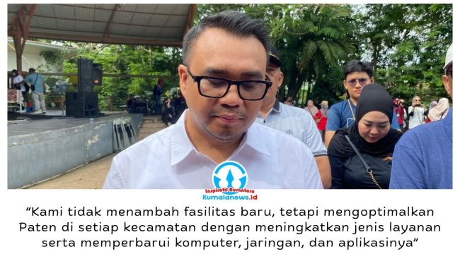 Bupati Kukar, Aulia Rahman Basri, mengoptimalkan layanan MPP di 20 kecamatan melalui penguatan fasilitas Paten, peningkatan jaringan internet, komputer, dan aplikasi guna menghadirkan pelayanan administrasi yang lebih mudah, cepat, dan efisien bagi masyarakat. Foto: Indirwan.