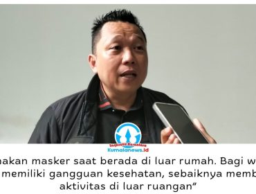 Ketua Komisi III DPRD Kota Samarinda, Deni Hakim Anwar, mengimbau masyarakat mewaspadai dampak asap karhutla serta berperan aktif mencegah kebakaran lahan. Ia menekankan pentingnya sinergi pemerintah, petugas, dan masyarakat untuk melindungi kesehatan warga serta menjaga lingkungan selama musim kemarau. Foto: Yana Ashari.