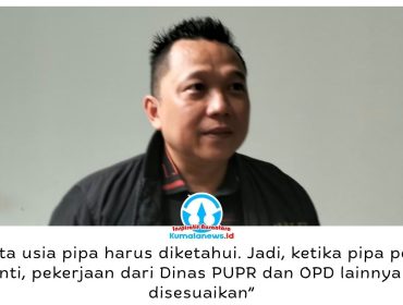 Ketua Komisi III DPRD Kota Samarinda, Deni Hakim Anwar, mendorong integrasi data antar-OPD terkait usia dan kondisi pipa air bersih guna menyelaraskan perencanaan pembangunan infrastruktur. Langkah ini diharapkan mencegah pembongkaran jalan berulang akibat perbaikan pipa serta meningkatkan efisiensi anggaran dan kualitas pelayanan kepada masyarakat. Foto: Yana Ashari.