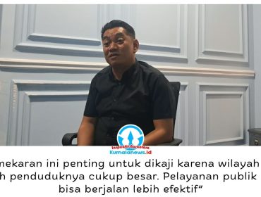 Anggota Komisi I DPRD Kota Samarinda, Aris Mulyanata, menilai rencana pemekaran Kecamatan Samarinda Utara perlu dikaji untuk meningkatkan efektivitas pelayanan publik. Luas wilayah dan jumlah penduduk menjadi pertimbangan penting agar penataan administratif dapat mendekatkan layanan pemerintahan kepada masyarakat. Foto: Yana Ashari.