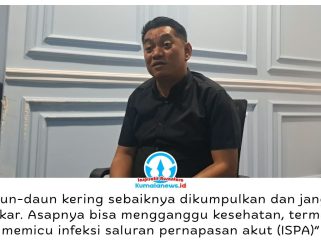Anggota DPRD Kota Samarinda, Aris Mulyanata, mengimbau masyarakat tidak membakar sampah sembarangan, termasuk daun kering, karena berisiko memicu kebakaran serta mencemari udara. Ia mengingatkan warga agar lebih berhati-hati dalam mengelola sampah demi menjaga lingkungan dan kesehatan masyarakat. Foto: Yana Ashari.
