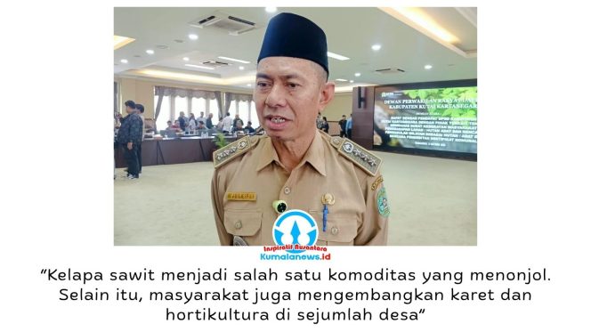
 Camat Kota Bangun Darat, Julkifli, menyebut sektor pertanian dan perkebunan masih menjadi penopang ekonomi masyarakat, dengan komoditas unggulan kelapa sawit, karet, dan hortikultura yang dikembangkan di sejumlah desa. Foto: Indirwan.