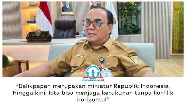 Wakil Wali Kota Balikpapan, Bagus Susetyo, menegaskan pentingnya menjaga kerukunan di tengah keberagaman masyarakat. Menurutnya, persatuan dan hubungan harmonis antarkelompok menjadi kunci menjaga keamanan serta kondusivitas Kota Balikpapan. Foto: M Hilmansyah.