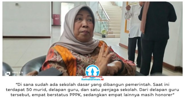 Wakil Ketua Komisi IV DPRD Kota Samarinda, Sri Puji Astuti, memimpin audiensi bersama perwakilan masyarakat Loa Kumbar, Kelurahan Loa Buah, untuk membahas persoalan pendidikan, mulai dari akses jalan, fasilitas sekolah, hingga kesejahteraan guru dan pemerataan layanan bagi siswa. Pertemuan berlangsung di Ruang Bapemperda Lantai 1 DPRD Kota Samarinda, Kamis (15/10/2026), bersama anggota Komisi IV dan pihak terkait. Foto: Yana Ashari.