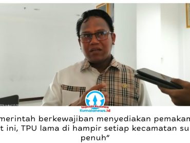 Anggota Bapemperda DPRD Kota Samarinda, Samri Shaputra, menjelaskan pembahasan Raperda Pemakaman yang memasuki tahap finalisasi, dengan fokus pada penyediaan lahan TPU dan optimalisasi aset daerah untuk memenuhi kebutuhan masyarakat. Foto: Yana Ashari.