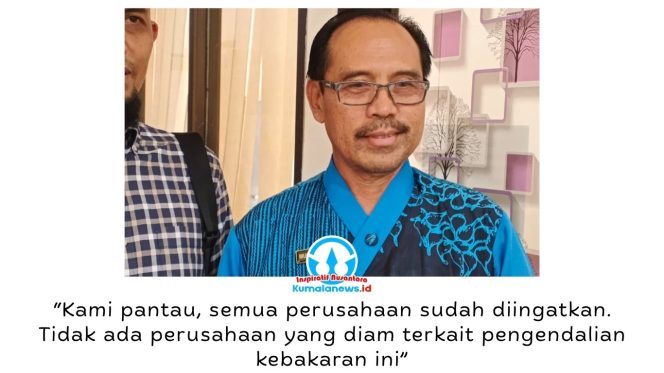 
 Kepala Disbun Kukar, Muhammad Taufik, menegaskan perusahaan perkebunan kelapa sawit di Kukar telah diingatkan untuk aktif mencegah dan mengendalikan karhutla serta memastikan kesiapan sarana pemadam kebakaran. Foto: Indirwan.