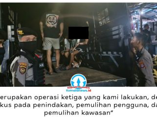 Satgas Operasi Sarang Narkoba Polda Kaltim mengamankan 31 orang dalam operasi ketiga di kawasan Gunung Bugis, Balikpapan, Kamis (15/10/2026) malam. Hasil tes urine menunjukkan 17 orang positif narkoba, termasuk seorang anak berusia 16 tahun yang berhadapan dengan hukum (ABH).
