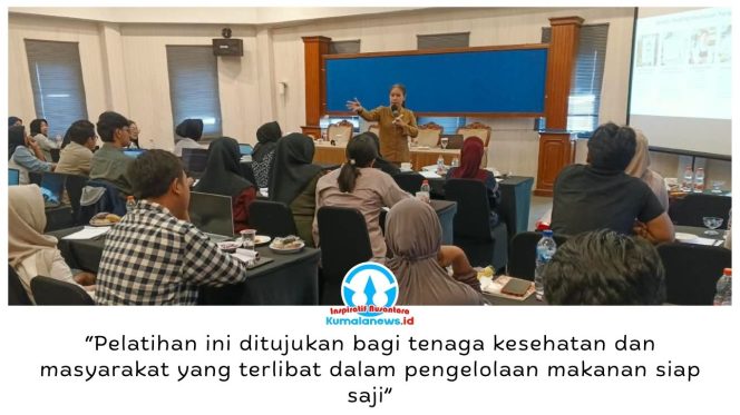 
 Dinas Kesehatan (Dinkes) Kukar menggelar Pelatihan Keamanan Pangan Siap Saji bagi Penjamah Pangan di Grand Elty Singgasana Hotel, Tenggarong, 19–20 Oktober 2026. Kegiatan ini bertujuan meningkatkan kompetensi peserta dalam mengolah dan menyajikan makanan yang bersih, sehat, dan aman dikonsumsi. Foto: Indirwan.