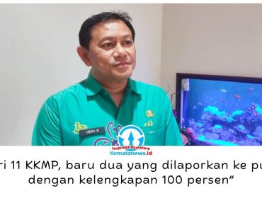 Kepala DKUMKMP Kota Balikpapan, Herresandy Setia Kesuma, menyebut operasionalisasi 11 Koperasi Kelurahan Merah Putih (KKMP) tahap pertama masih menunggu penyelesaian administrasi dan verifikasi pemerintah pusat. Hal itu disampaikan usai rapat koordinasi di Balai Kota Balikpapan, Selasa (20/10/2026). Foto: M Hilmansyah.