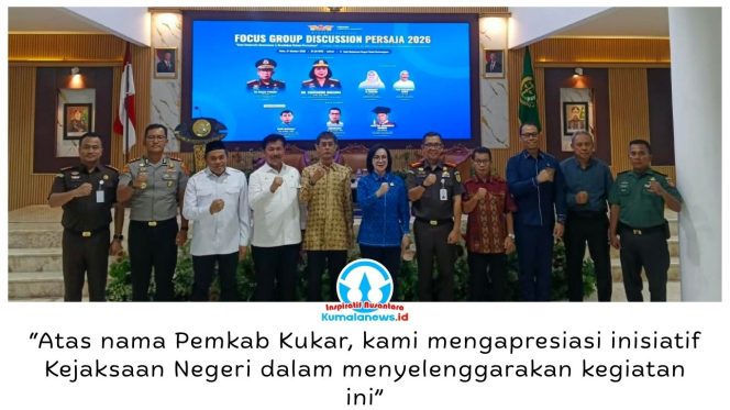 
 Suasana pembukaan Focus Group Discussion (FGD) tentang tata kelola perusahaan yang baik (GCG) dan kepatuhan hukum untuk mencegah konflik kepentingan, praktik kecurangan (fraud), serta risiko hukum dalam dunia usaha di Kabupaten Kutai Kartanegara. Foto: Indirwan.