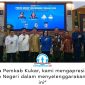 Suasana pembukaan Focus Group Discussion (FGD) tentang tata kelola perusahaan yang baik (GCG) dan kepatuhan hukum untuk mencegah konflik kepentingan, praktik kecurangan (fraud), serta risiko hukum dalam dunia usaha di Kabupaten Kutai Kartanegara. Foto: Indirwan.