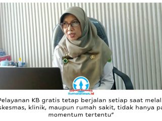 Sekretaris DP2KB Kukar, Sri Lindawati, menegaskan pelayanan KB gratis tersedia secara rutin melalui puskesmas, klinik, dan rumah sakit di wilayah Kukar. Foto: Indirwam.