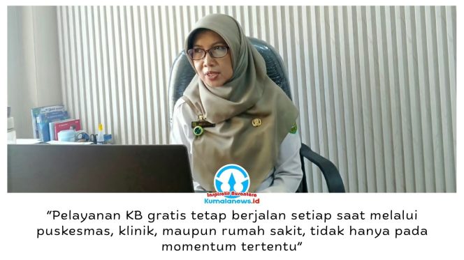 
 Sekretaris DP2KB Kukar, Sri Lindawati, menegaskan pelayanan KB gratis tersedia secara rutin melalui puskesmas, klinik, dan rumah sakit di wilayah Kukar. Foto: Indirwam.