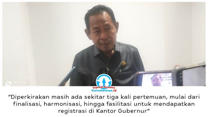 
 Ketua Bapemperda DPRD Samarinda, Kamaruddin, menyebut pembahasan Raperda Rencana Induk Pembangunan Pariwisata 2025–2045 ditargetkan rampung pada Desember 2026. Foto: Yana Ashari.