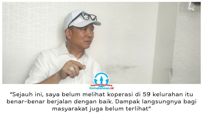 
 Anggota Komisi II DPRD Samarinda, Viktor Yuan, menilai Koperasi Merah Putih di 59 kelurahan belum menunjukkan dampak nyata bagi perekonomian warga dan meminta kesiapan operasional serta manfaatnya menjadi perhatian. Foto: Yana Ashari.