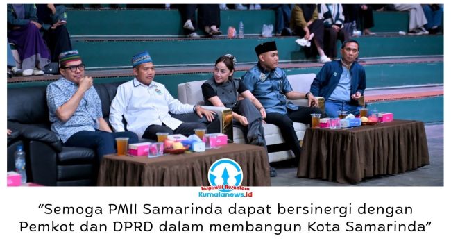 Wakil Ketua III DPRD Samarinda, Celni Pita Sari, menghadiri pelantikan pengurus PC PMII dan Kopri Samarinda di Teras Samarinda, Sabtu (17/10/2026) malam, seraya mendorong sinergi mahasiswa dan pemerintah dalam mendukung pembangunan serta kepentingan masyarakat.
