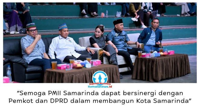 
 Wakil Ketua III DPRD Samarinda, Celni Pita Sari, menghadiri pelantikan pengurus PC PMII dan Kopri Samarinda di Teras Samarinda, Sabtu (17/10/2026) malam, seraya mendorong sinergi mahasiswa dan pemerintah dalam mendukung pembangunan serta kepentingan masyarakat.