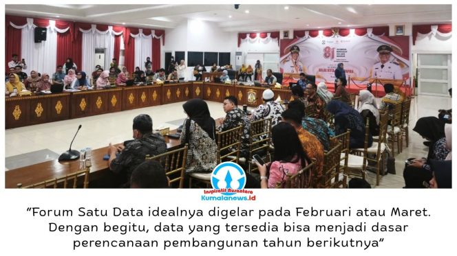 
 Pemkot Balikpapan mendorong Forum Satu Data digelar lebih awal pada Februari atau Maret agar data yang aktual dan terintegrasi menjadi dasar penyusunan program pembangunan daerah sebelum Musrenbang. Foto: M Hilmansyah.