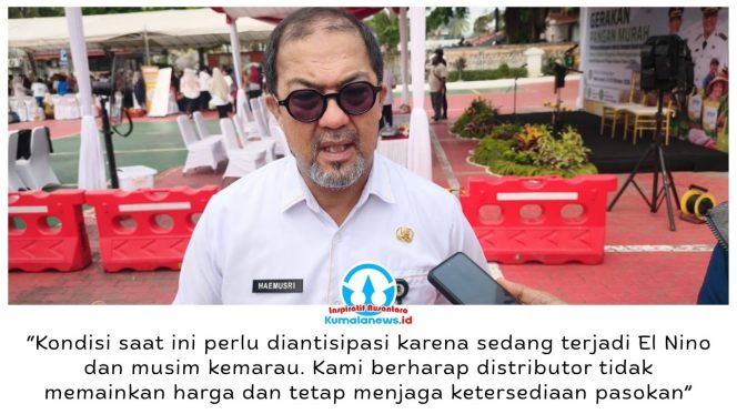 
 Kepala Disdag Balikpapan, Haemusri Umar, menyebut beras dan cabai menjadi komoditas yang perlu diwaspadai di tengah musim kemarau dan fenomena El Nino. Pemkot memperkuat koordinasi dengan distributor untuk menjaga pasokan dan stabilitas harga pangan. Foto: M Hilmansyah.