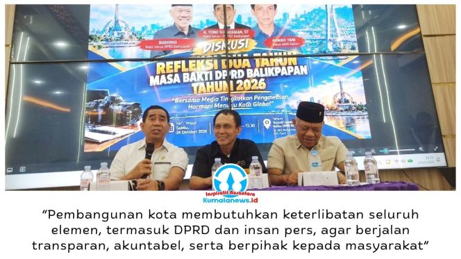 
 Refleksi Dua Tahun DPRD Balikpapan, AMSI Soroti Fungsi Legislasi, Anggaran, dan Pengawasan