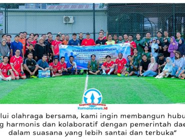 PT Pertamina Hulu Sanga Sanga (PHSS) mempererat sinergi dengan Pemprov Kaltim dan Pemkab Kukar melalui pertandingan mini soccer persahabatan di Samarinda, Jumat (16/10/2026), guna memperkuat silaturahmi dan kolaborasi dalam mendukung keberlanjutan operasi hulu migas di Kalimantan Timur.