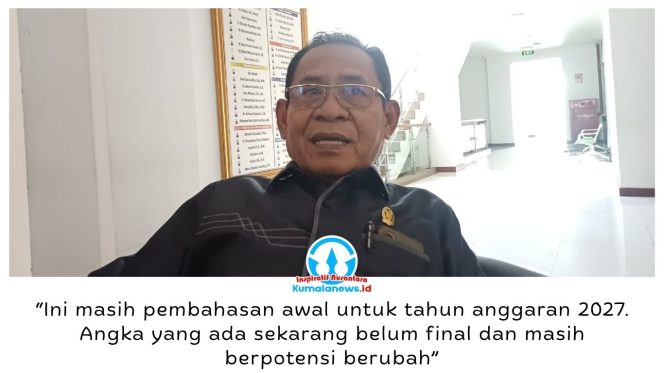 
 Ketua Bapemperda DPRD Kota Samarinda, Kamaruddin, menyampaikan bahwa pembahasan Raperda APBD 2027 masih tahap awal. Anggaran yang tercantum dalam rancangan senilai Rp3,46 triliun tersebut belum final dan masih akan dibahas bersama pihak terkait.
