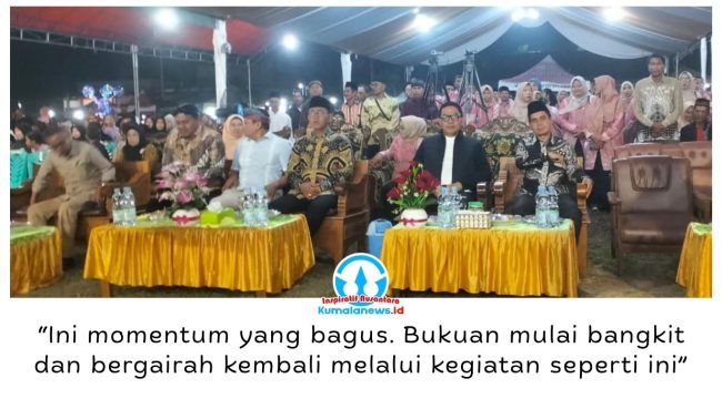 Anggota DPRD Kota Samarinda, Jasno, mengapresiasi pergelaran wayang kulit dalam rangka HUT ke-65 Kelurahan Bukuan dan Bersih Desa 2026 sebagai upaya melestarikan budaya, mempererat kerukunan warga, serta mendorong pertumbuhan ekonomi UMKM. Foto: Yana Ashari.