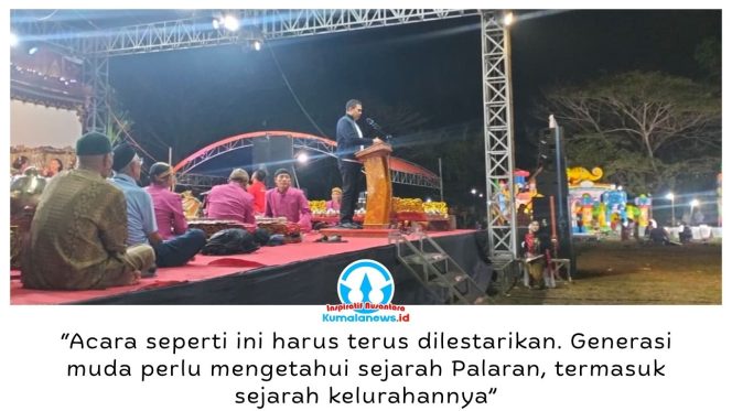 
 Wali Kota Samarinda, Andi Harun, mengajak masyarakat melestarikan budaya lokal, memperkuat gotong royong, dan menjaga kerukunan saat menghadiri pergelaran wayang kulit dalam rangka HUT ke-65 Kelurahan Bukuan dan Bersih Desa 2026, Selasa (27/10/2026) malam. Foto: Yana Ashari.