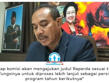 Wakil Ketua DPRD Kota Samarinda, Ahmad Vananzda, mendorong seluruh komisi menyiapkan usulan Raperda sesuai bidang tugas masing-masing untuk mendukung program legislasi dan menjawab kebutuhan masyarakat. Foto: Yana Ashari.
