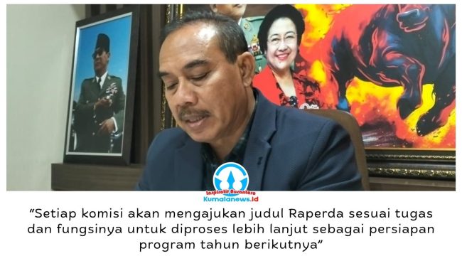 Wakil Ketua DPRD Kota Samarinda, Ahmad Vananzda, mendorong seluruh komisi menyiapkan usulan Raperda sesuai bidang tugas masing-masing untuk mendukung program legislasi dan menjawab kebutuhan masyarakat. Foto: Yana Ashari.