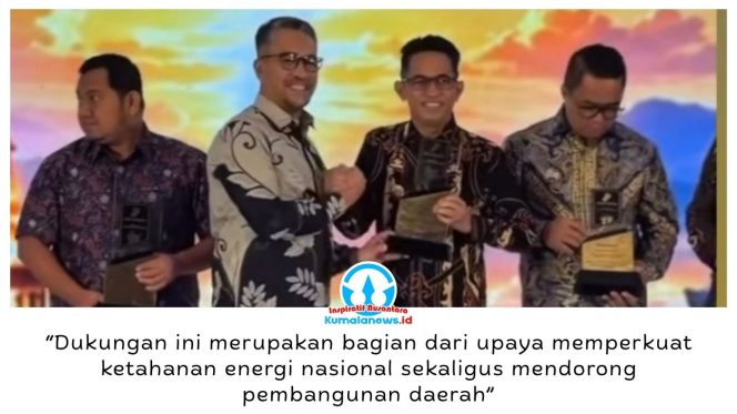 
 Wali Kota Balikpapan, Dr. H. Rahmad Mas’ud, SE., ME., menerima apresiasi dari SKK Migas atas dukungan Pemkot Balikpapan terhadap kegiatan industri hulu migas dalam Upstream Oil and Gas Executive Meeting Wilayah Kalimantan dan Sulawesi (Kalsul) 2026 di Hotel Pullman Bandung, Jawa Barat, Rabu (28/10/2026).