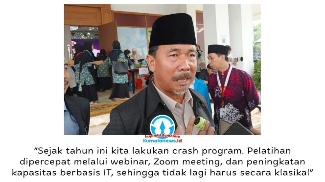 
 Sekretaris Daerah (Sekda) Kukar, Sunggono, menyampaikan upaya Pemkab Kukar mempercepat pemenuhan kompetensi ASN melalui program pelatihan berbasis teknologi informasi. Foto: Indirwan.