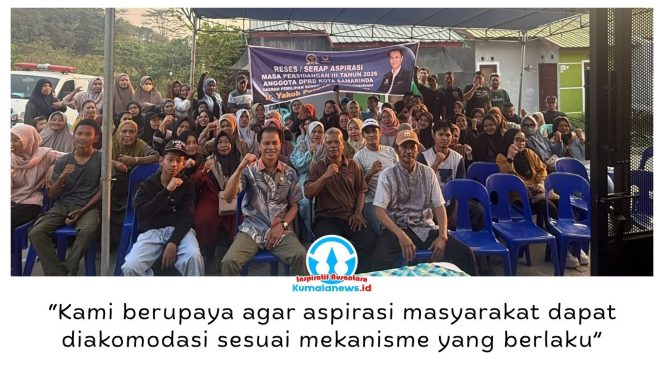 
 Anggota DPRD Kota Samarinda, Yakob Pangedongan, menyerap aspirasi warga saat Reses Masa Persidangan III Tahun 2026 di Perumahan BCL, Kelurahan Loa Bakung, Kecamatan Sungai Kunjang, Rabu (7/10/2026) malam. Warga menyampaikan usulan perbaikan jalan, penerangan jalan umum, drainase, dan fasilitas posyandu.